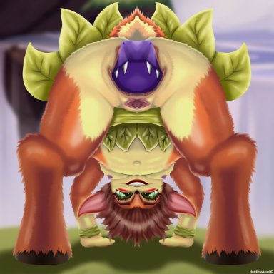 heartlessangel3d, elora, spyro, activision, mythology, spyro the dragon, dragon, faun (spyro), mythological creature, mythological scalie, scalie, all fours, anal, anal vore, anthro